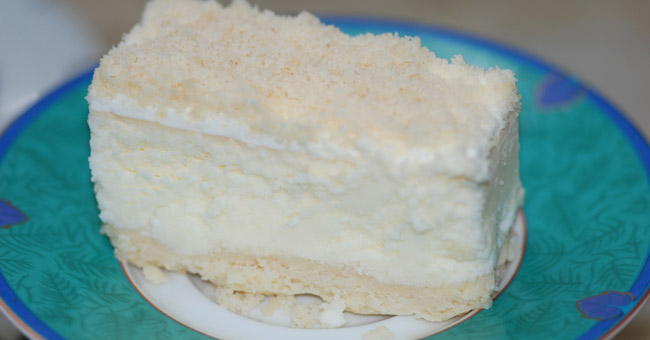 עוגת גבינה פירורים - ללא חלב מהחי (צילום: דן פרץ)