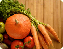 מרק ירקות כתומים - 85 קלוריות 